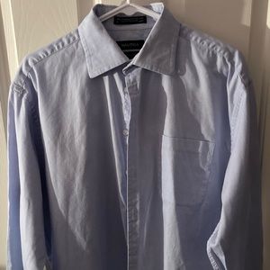 Náutica long sleeve button down dress shirt. Royal Oxford. Size 16 34/35